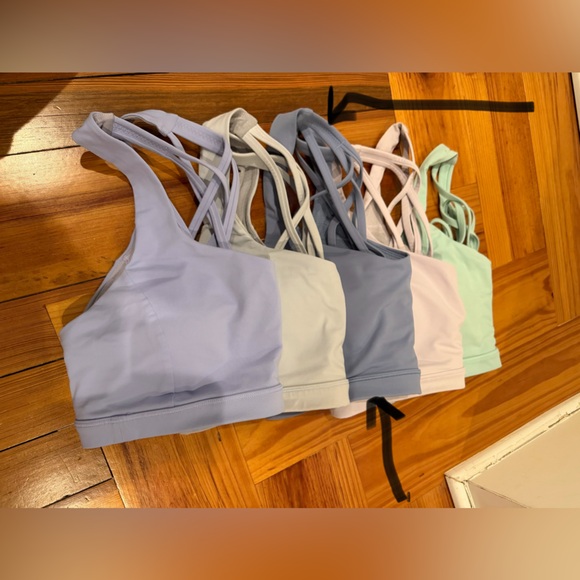 Lululemon Free to Be Serene Bra Size 10 Blue - Picture 11 of 12